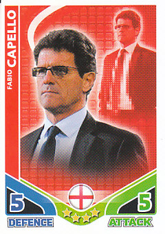 Fabio Capello England 2010 World Cup Match Attax Managers #286